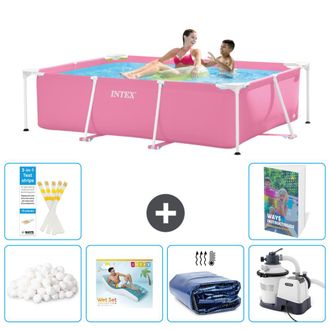 Intex Piscina Con Estructura Rectangular - 220x150x60 Cm - 7-piezas S5