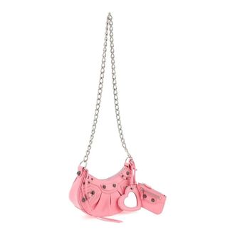 Balenciaga Cross Body Bags, female, Pink, Size: ONE SIZE Le Cagole XS Shoulder Bag