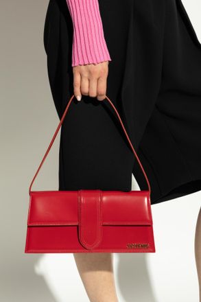 Jacquemus Bambino Long Shoulder Bag, Womens, Red