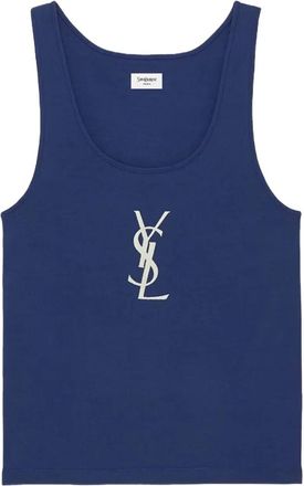 Saint Laurent Embroidered Tank Top