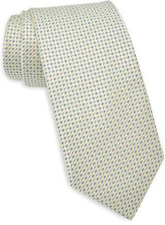 Tommy Hilfiger Sintra Geometric Jacquard Tie in Yellow at Nordstrom Rack