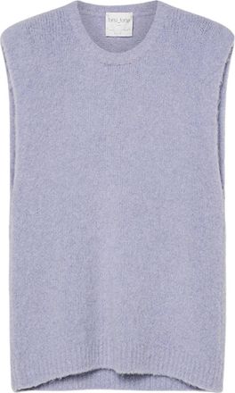 Forte_Forte Baby Alpaca Suri Wool Oversized Knit Vest