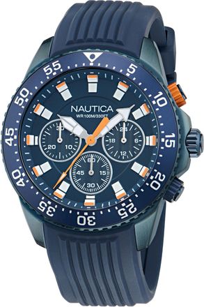 Nautica Mens Nautica One Chronograph Silicone Watch