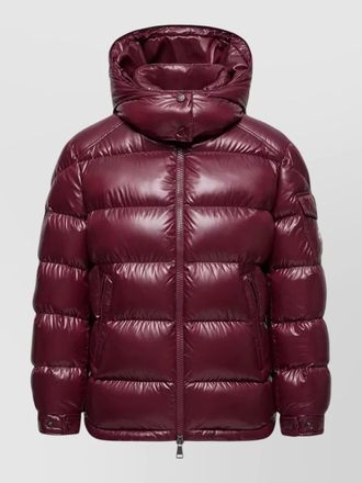 Moncler short hooded down jacket detachable hood