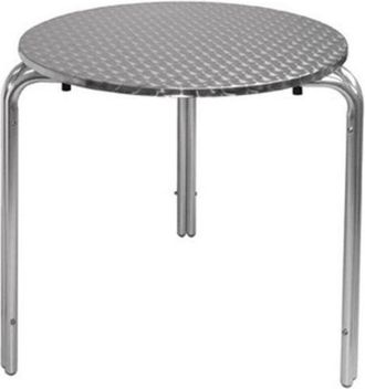 Resol Mesa Contract Ola 60 Cm, Mesa Contract Ola 60cmmarca: Resolmesa Apilable Redonda Para Exteriorestructura Tubular, &Oslash; 28 X 2 Mm De Grosor, De Aluminio A