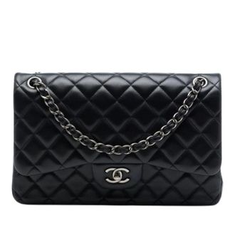 Chanel Pre-owned Double Flap Schoudertas - Dames - Pre-owned - Zwart - Maat: ONE Size Leer
