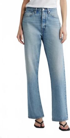 Frame Denim Vertical Straight-Leg Jean In Trust