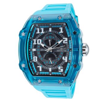 Invicta Mens Racing 48.5mm Blue Quartz Watch