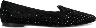 Castaner studded velvet loafers - Black