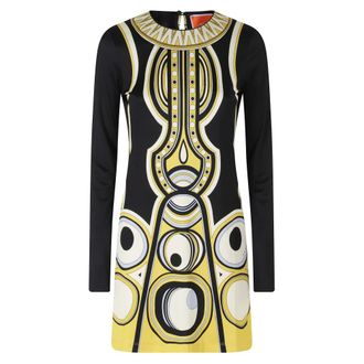 La DoubleJ Dames, Jurken, Veelkleurig, Maat: M Viscose