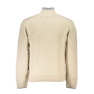Napapijri Half-Zip Knit Sweater - Beige