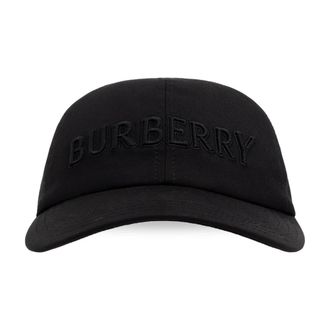 ☆BURBERRY☆TB Embroidered Ball Cap - Black☆ Logo embroidered baseball cap in black - Burberry | Mytheresa