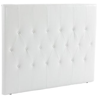 HOMCOM Cabecero de cama 160x7x120 cm blanco
