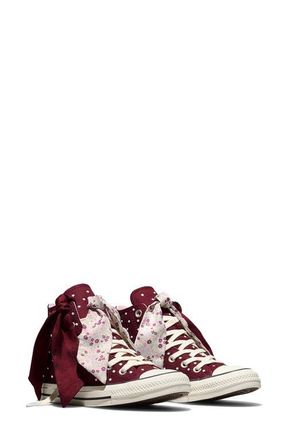 Converse Chuck Taylor All Star High Top Sneaker in Deep Bordeaux/Egret at Nordstrom, Size 8.5