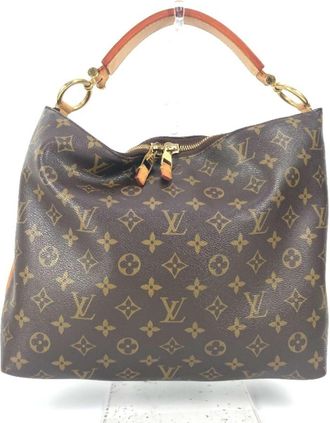 Louis Vuitton Brown Monogram Monogram Shoulder Bag Tote Bag (Pre-Owned)