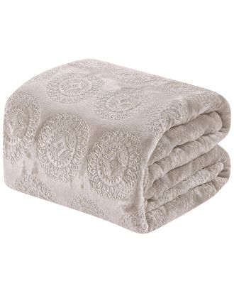 Luxury Home Caesar Embossed Throw Blanket