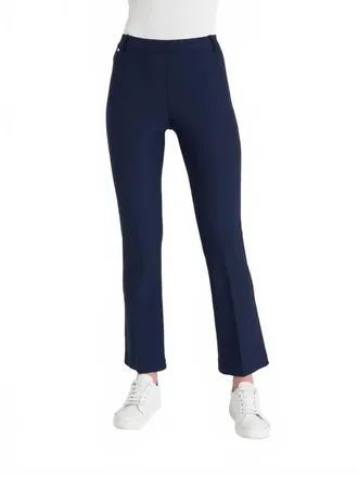 Ragno Compact Cropped Flare Pants In Persia
