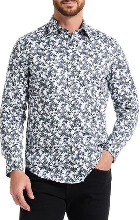 Robert Graham Delson Paisley Print Cotton Dress Shirt in White at Nordstrom Rack, Size Xxx-Large