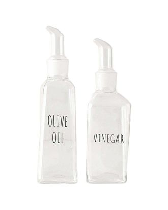 Bella Maison Geo Glass Oil & Vinegar Dispenser Set