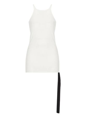 Rick Owens round-neck sleeveless tank top - women - Organic Cotton - M - Neutrals