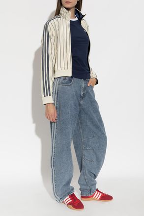 adidas Wide-leg Jeans, Womens, Blue