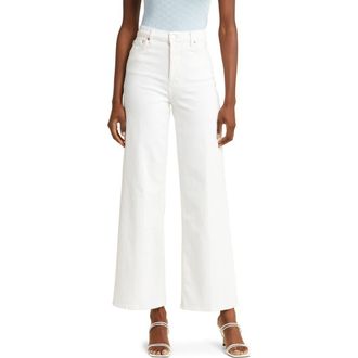 Rails The Getty High Waist Wide Leg Jeans in Vintage Ecru at Nordstrom Rack, Size 31