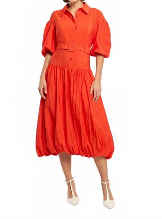 Cinq &agrave; Sept Dahlia Dress In Tangerine