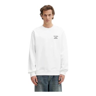 Dr&ocirc;le de Monsieur Hoodies & sweatvesten, Heren, Wit, S, Sweatshirts