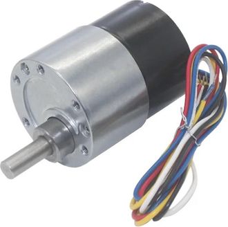 OEM Jgb37-3525 Motorreductor Cc Sin Escobillas De 12 V Y 24 V, Silencioso, Con Caja De Engranajes De Bajo Ruido Y Larga Vida &Uacute;til, 1 Unidad (45 Rpm, 12 V)