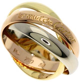 Cartier Yellow Gold (18K) Pink Gold (18K) White Gold (18K) Band Ring (Pre-Owned)