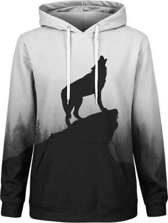 Mr. Gugu & Miss Go Shadow of Wolf Hoodie
