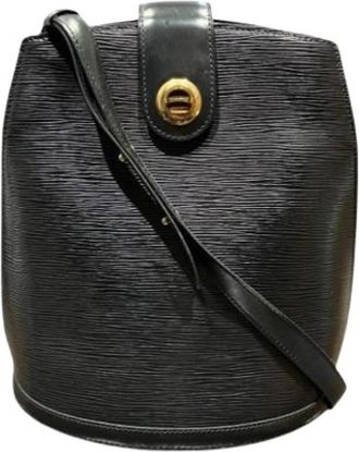 Louis Vuitton Pre-owned Vintage Bucket Bag - Dames - Vintage Tas - Zwart - ONE Size - Leer - Vintage
