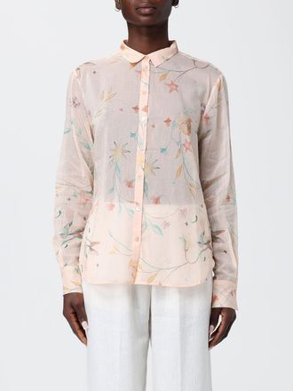 Forte_Forte Camicia Forte Forte in cotone e lino con stampa floreale