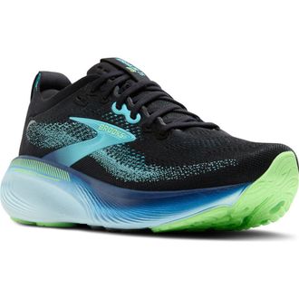 Brooks Adrenaline GTS 25 Running Shoe in Black/Ipanema/Mint at Nordstrom, Size 12.5