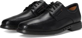 Clarks Un Kendric Way Mens Lace Up Wing Tip Shoes Black Leather : 10.5 D - Medium