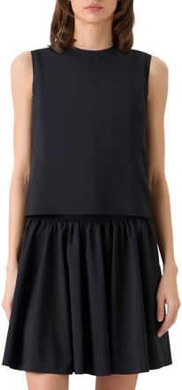 Akris Crepe Tank in Black at Nordstrom, Size 12