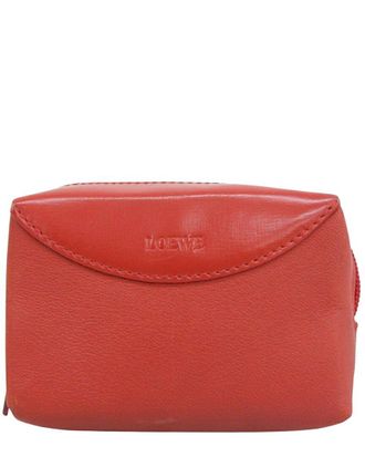 Loewe Leather Coin Case Red (Authentic Pre-Loved)