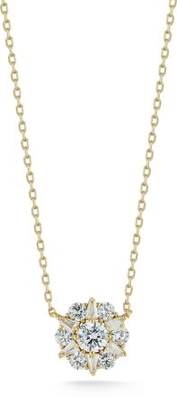 Glaze Jewelry Sterling Silver Cluster Flower Necklace