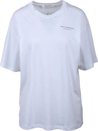 Philosophy di Lorenzo Serafini T-Shirts - Dames - T-shirts - Wit - M - Katoen - Tops