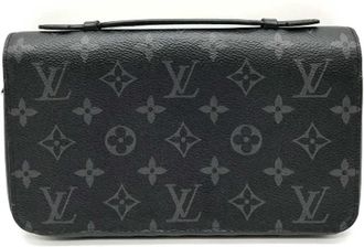 Louis Vuitton Pre-owned Wallets, male, Black, Size: ONE SIZE Pre-owned Canvas wallets