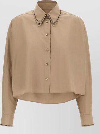 Fabiana Filippi cotton cropped shirt