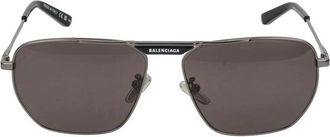 Balenciaga Rechthoekige zonnebril - Heren - Accessoires - Grijs - Maat: 61 MM