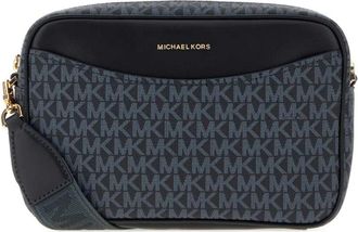 Michael Kors Bev Crossbody Tas - Dames - Schoudertassen - Blauw - ONE Size - Polyester - Tassen