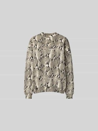 Anine Bing Oversized Sweatshirt aus Baumwolle in Mittelgrau, Gr&ouml;&szlig;e XS