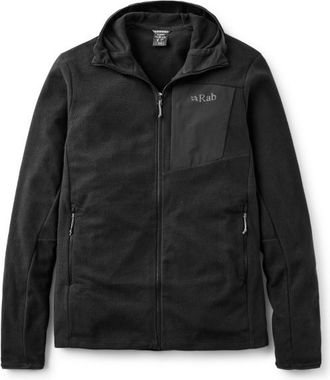 RAB Tecton Hoody Fleecejacke f&uuml;r Herren | schwarz