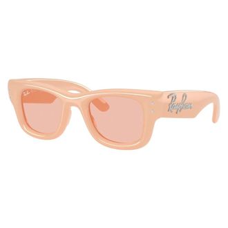 Ray-Ban Wayfarer Puffer - unisex - Accessoires - Roze - Maat: 47 MM Nylon