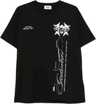 GCDS T-Shirts - Heren - T-shirts - Zwart - XS - Tops
