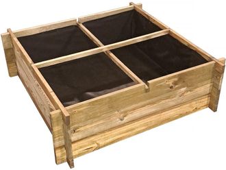 Habitat et Jardin Cuadrado De Huerto aroma - 100 X 100 X 30 Cm