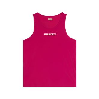 Freddy Canotta regular in tessuto quick dry con retro vogatore