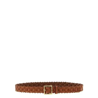 Polo Ralph Lauren Belts, unisex, Brown, Size: S Braided Leather Belt